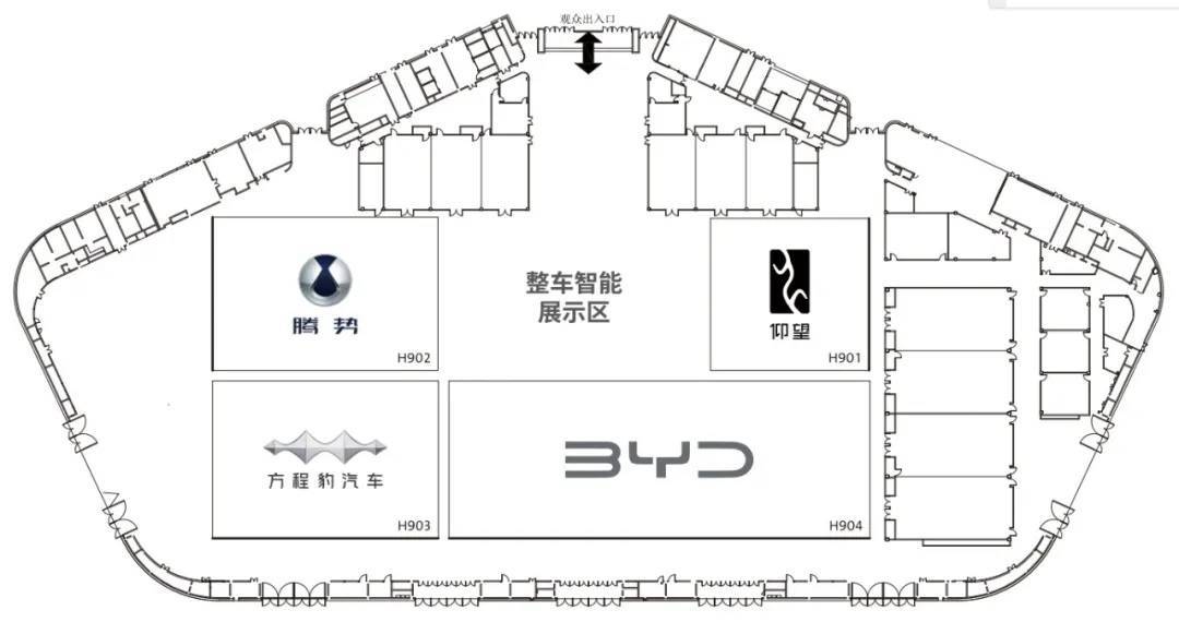 2024成都车展展位图公布 1600款车型参展