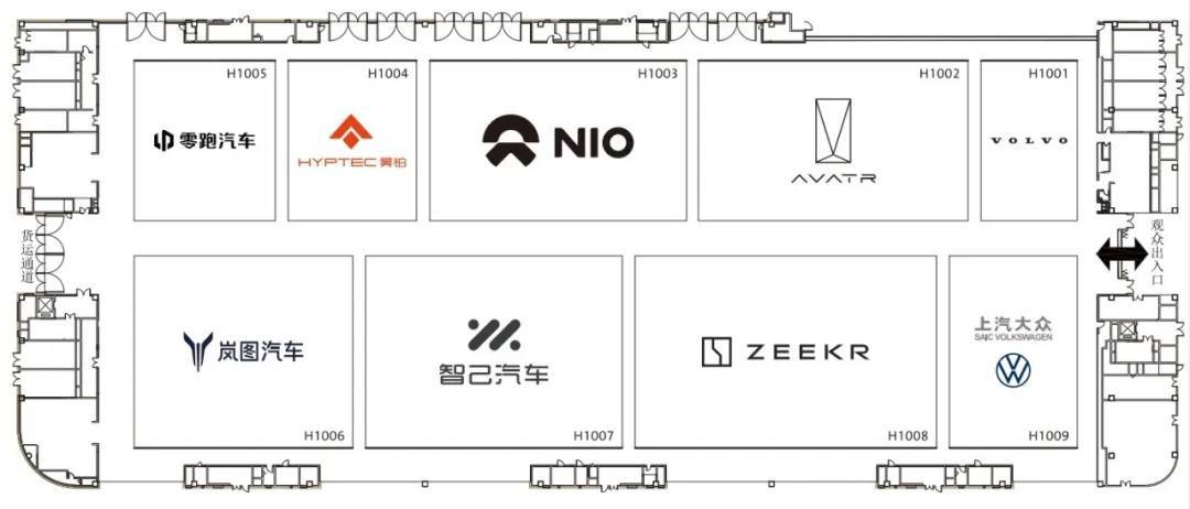 2024成都车展展位图公布 1600款车型参展